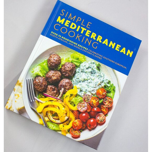 Simple Mediterranean Cooking Hardcover Recipe Book 2022 1st Ed - Picture 1 of 8